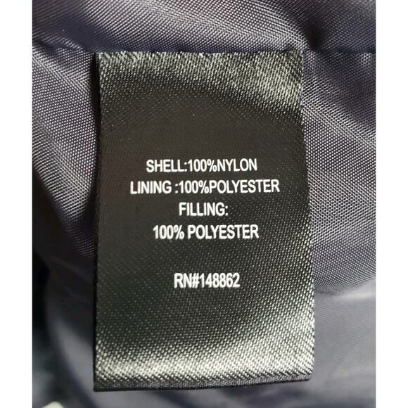 Torrid Puffer Jacket Sz 1/1X Blue Lightweight Zip Snap Hi Low Pockets 14/16 Coat - Picture 7 of 8